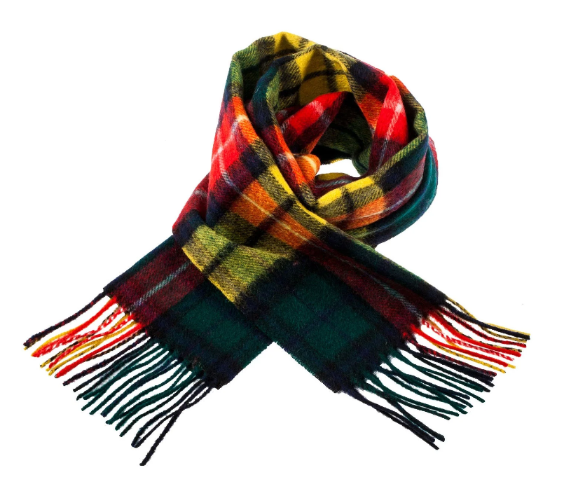 100% Wool Tartan Scarf