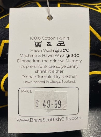 Brave Scottish Gifts Rab C. T-shirt
