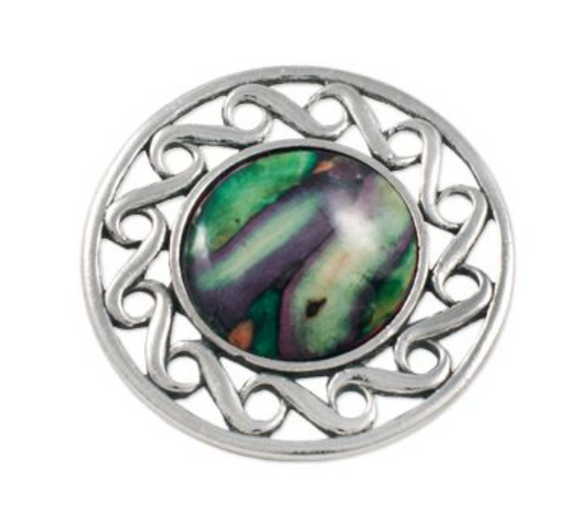Celtic Swirl Brooch - Heathergems