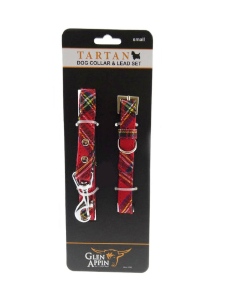 Tartan Dog Collar and Lead Set