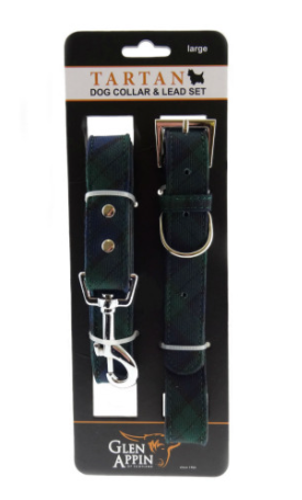 Tartan Dog Collar and Lead Set