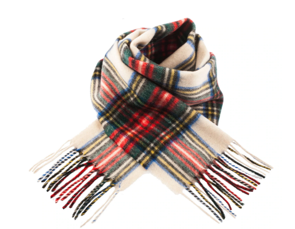 100% Wool Tartan Scarf