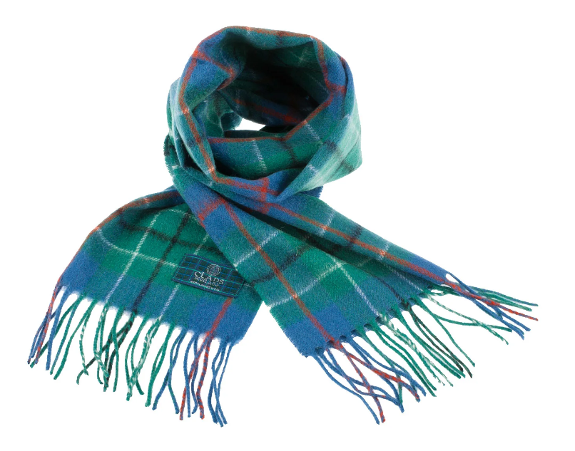 100% Wool Tartan Scarf