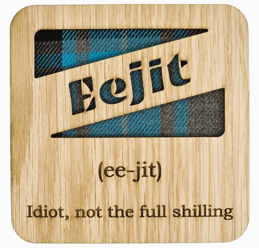 Scots Words Square Coaster