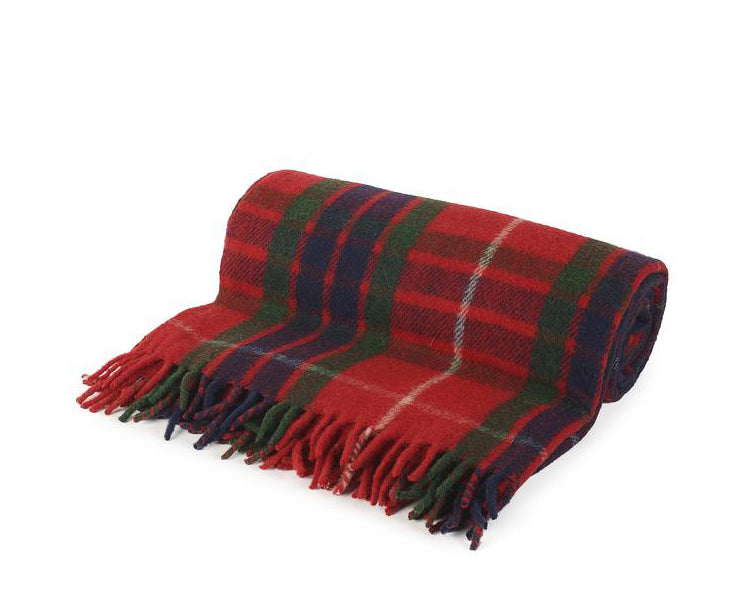 Tartan Wool Blanket Throw