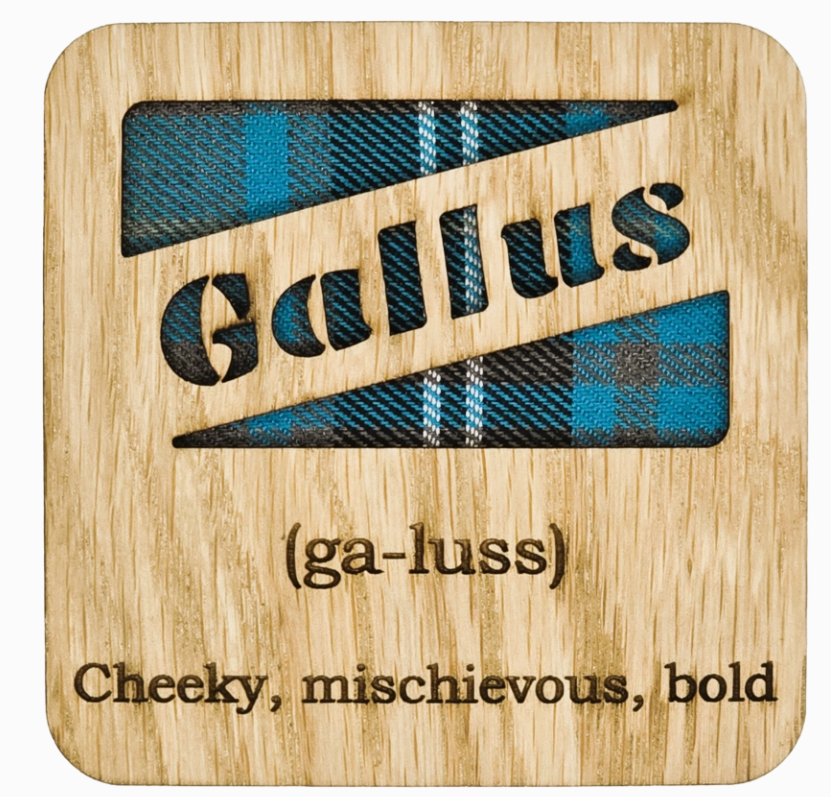 Scots Words Square Coaster