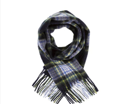 100% Wool Tartan Scarf