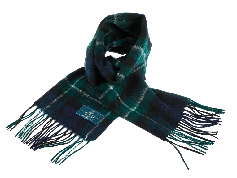 100% Wool Tartan Scarf