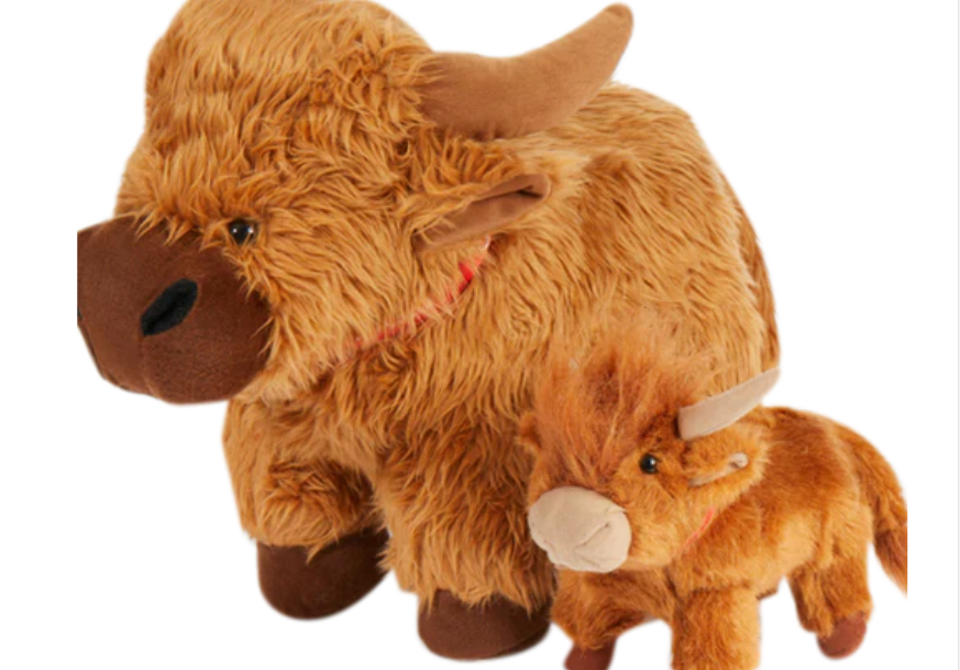 Plush Highland Cow Toy
