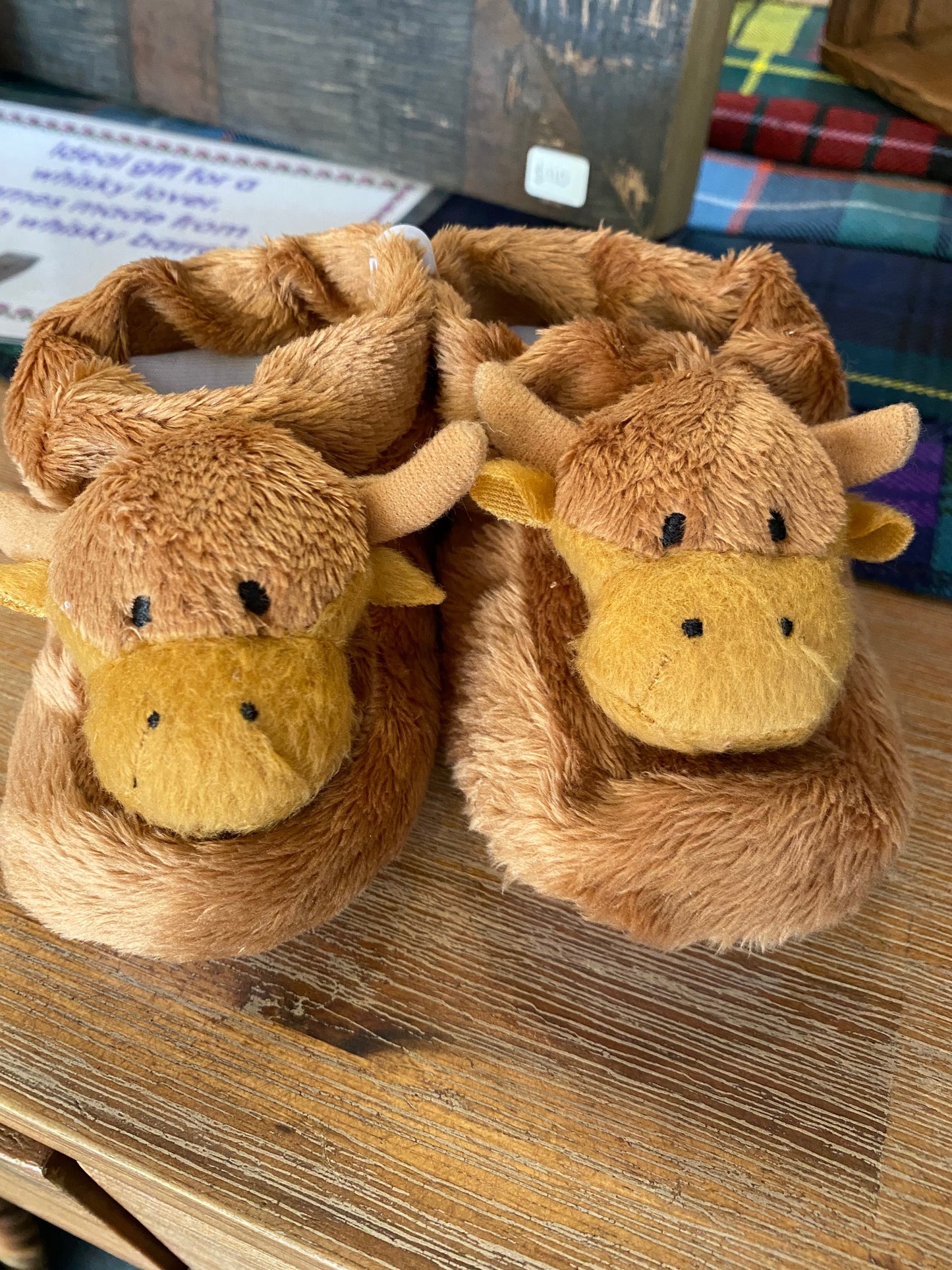 Highland Cow Baby Slippers