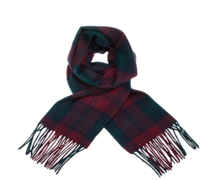 100% Wool Tartan Scarf