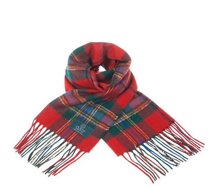 100% Wool Tartan Scarf
