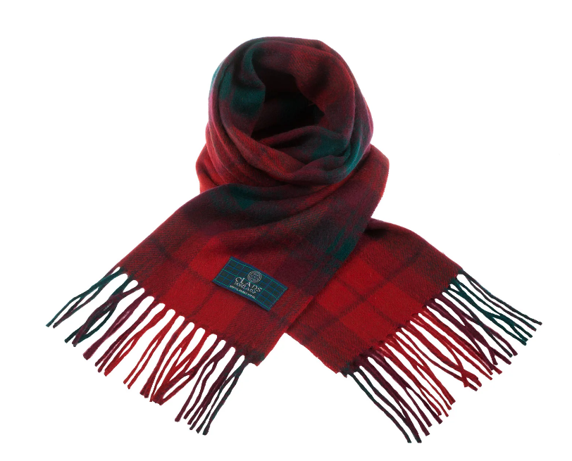 100% Wool Tartan Scarf