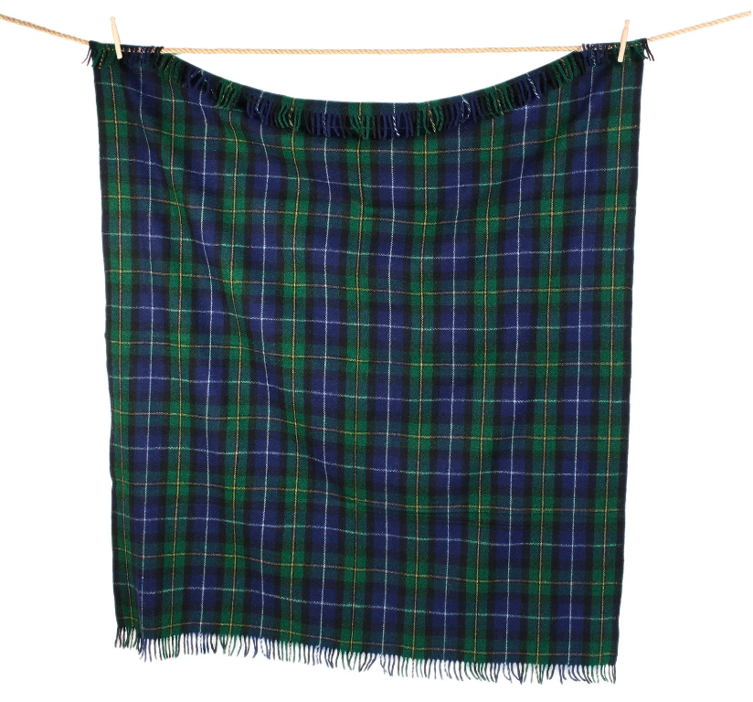 Tartan Wool Blanket Throw