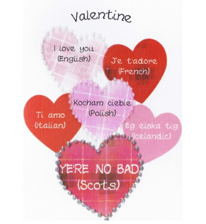 Wee Wishes Valentines Cards - Translating Valentine