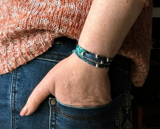 Long Tartan Bracelet - Handcrafted in the Scottish Highlands