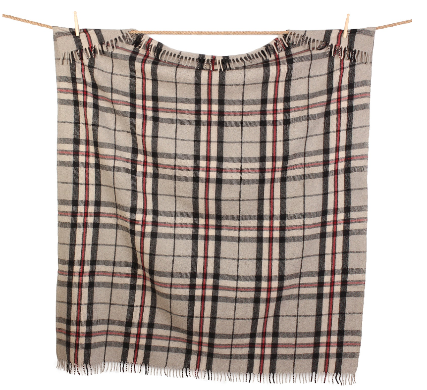 Tartan Wool Blanket Throw