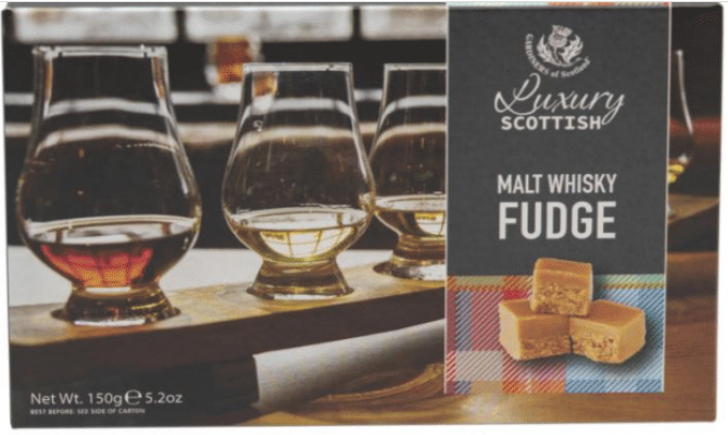 Luxury Scottish Malt Whisky Fudge 150g