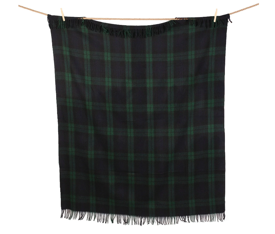 Tartan Wool Blanket Throw