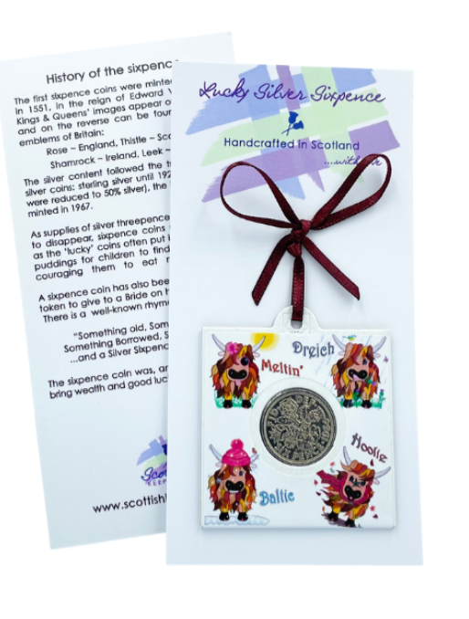 Lucky Sixpences - Hand Made in Scotland