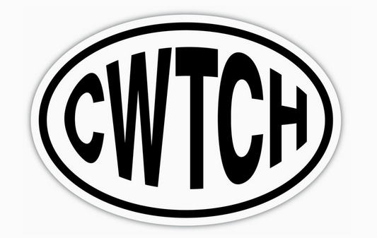 Cwtch Oval Sticker