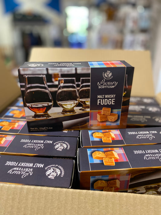Luxury Scottish Malt Whisky Fudge 150g