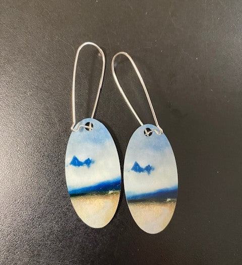 Aluminium and Silver Earrings By Cath Waters