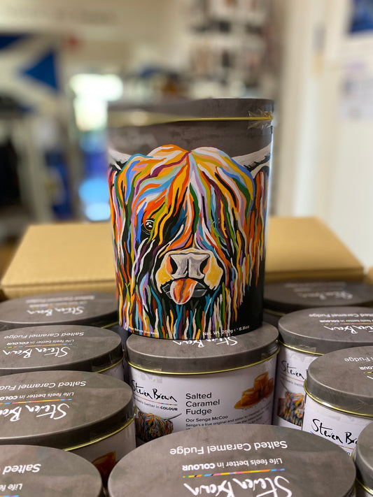 Senga McCoo Salted Caramel Fudge Tin 250g