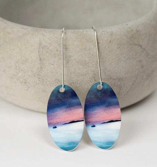 Aluminium and Silver Earrings By Cath Waters