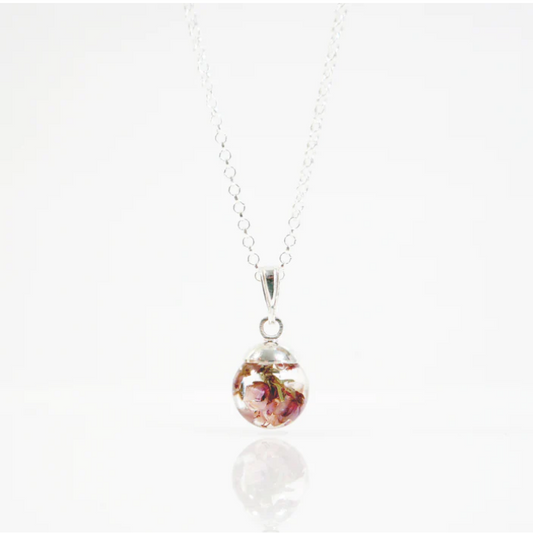 Heather Necklace - Hand Made in Scotland