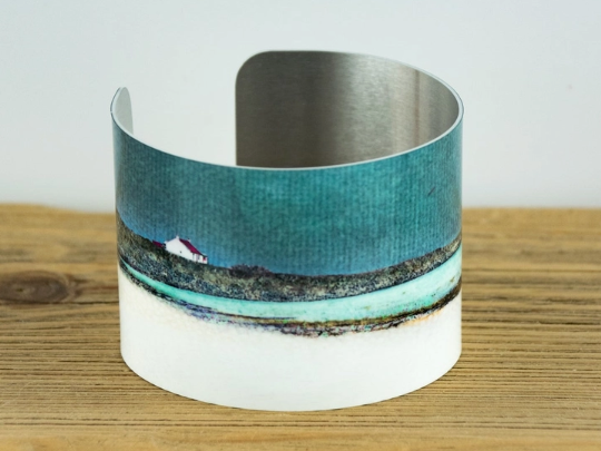 Aluminium Bangle by Cath Waters