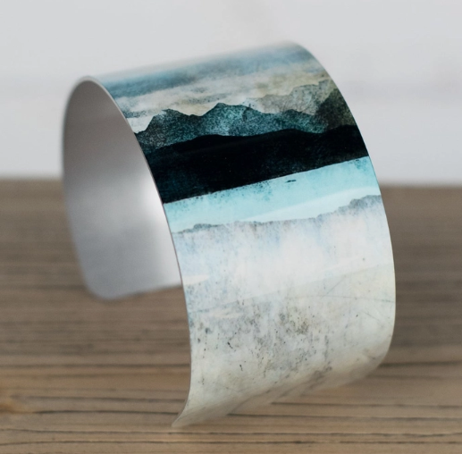 Aluminium Bangle by Cath Waters