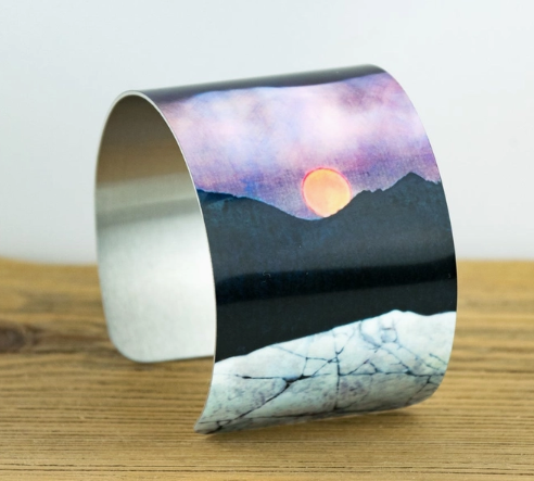 Aluminium Bangle by Cath Waters