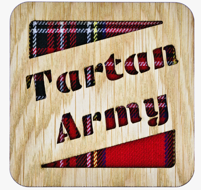 Scots Words Square Coaster