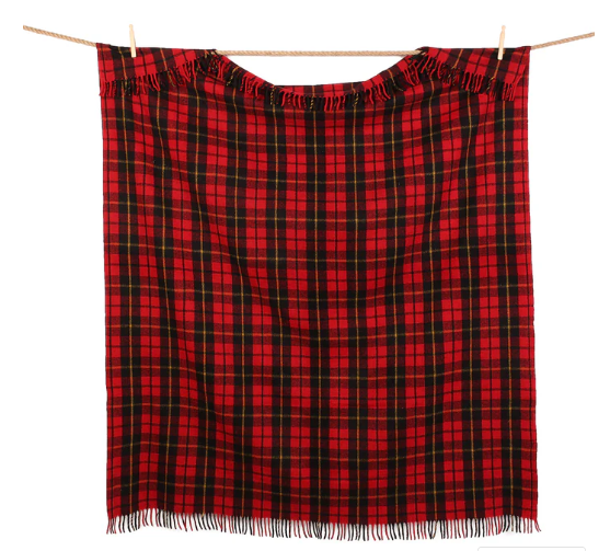 Tartan Wool Blanket Throw