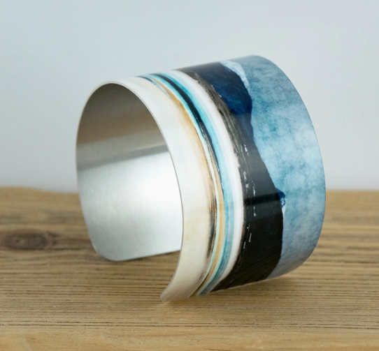 Aluminium Bangle by Cath Waters