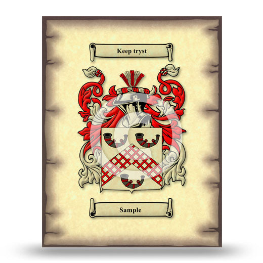 Coat of Arms Scroll